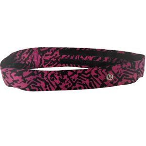 Lululemon Athletica Purple/Black Printed Headband